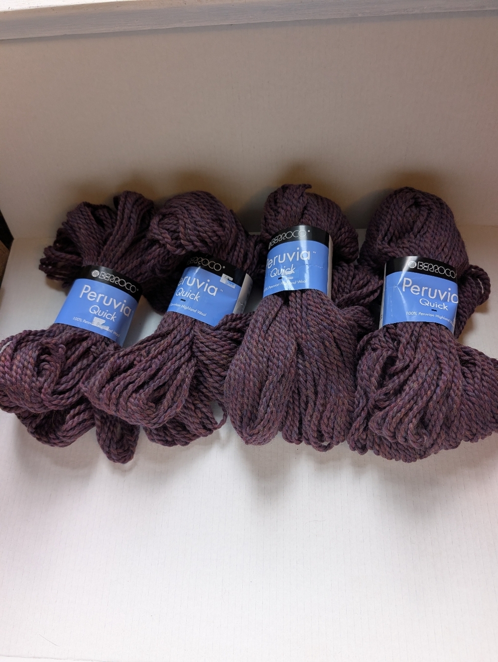 Berroco Peruvia Quick yarn 4 x 100 grams BNWT Material: 100% Peruvian Highland